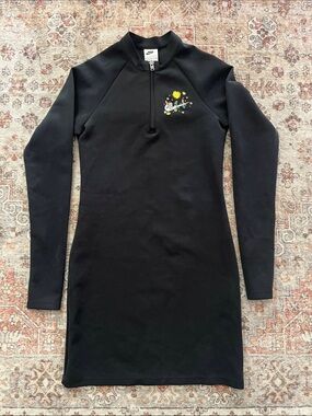 nike long sleeve t shirt dress Nike Sportswear Chill Knit Women's Tight Long-Sleeve Midi Mini-Rib Dress